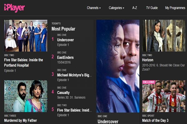 watch BBC iPlayer outside UK